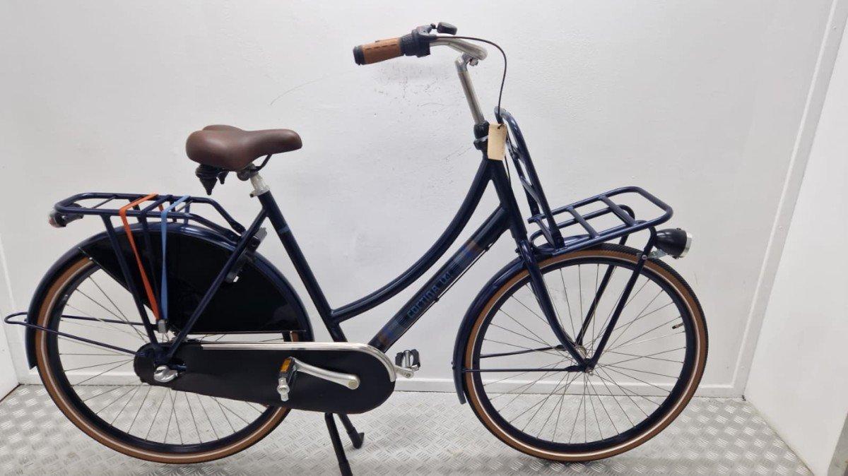 Cortina U4 transportfiets 57 cm donkerblauw, tweedehands