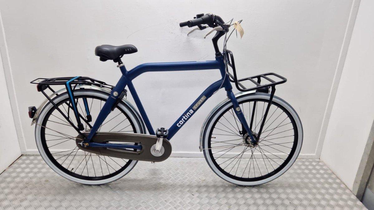 Cortina Crush transportfiets 61 cm blauw, tweedehands