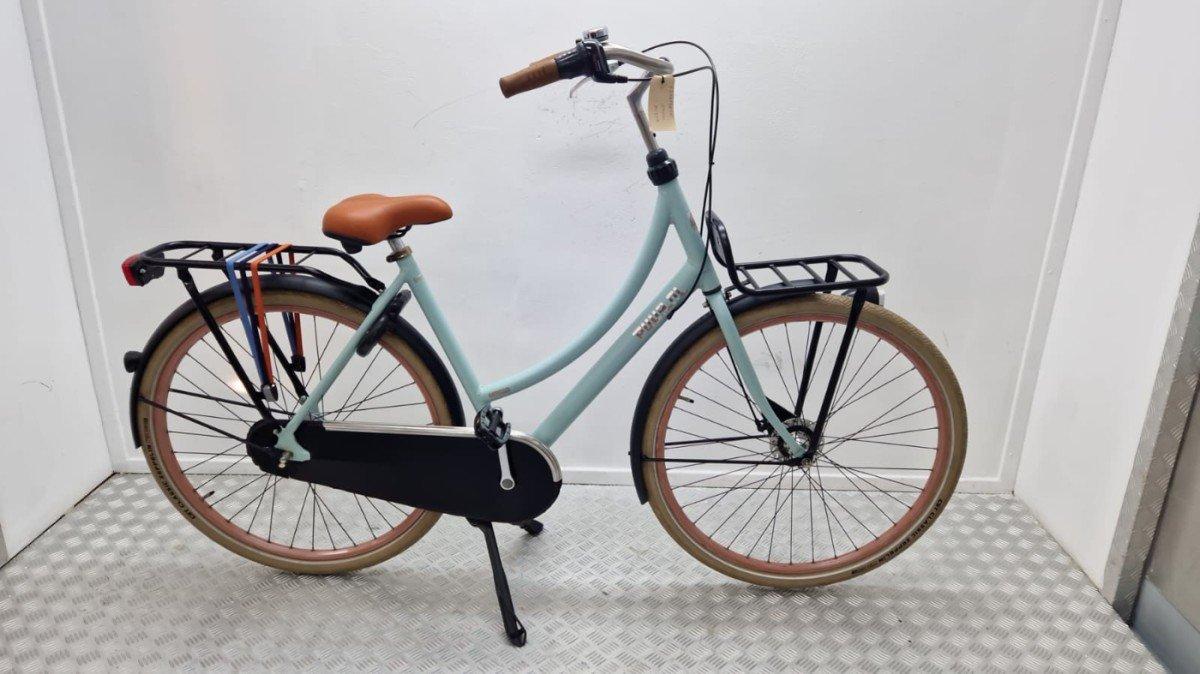 Gazelle Puurnl transportfiets, blauw, 54 cm, tweedehands