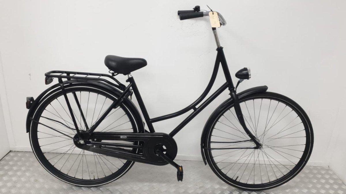 Budgetbike Omafiets zwart, 50 cm framemaat, 28 inch wielen