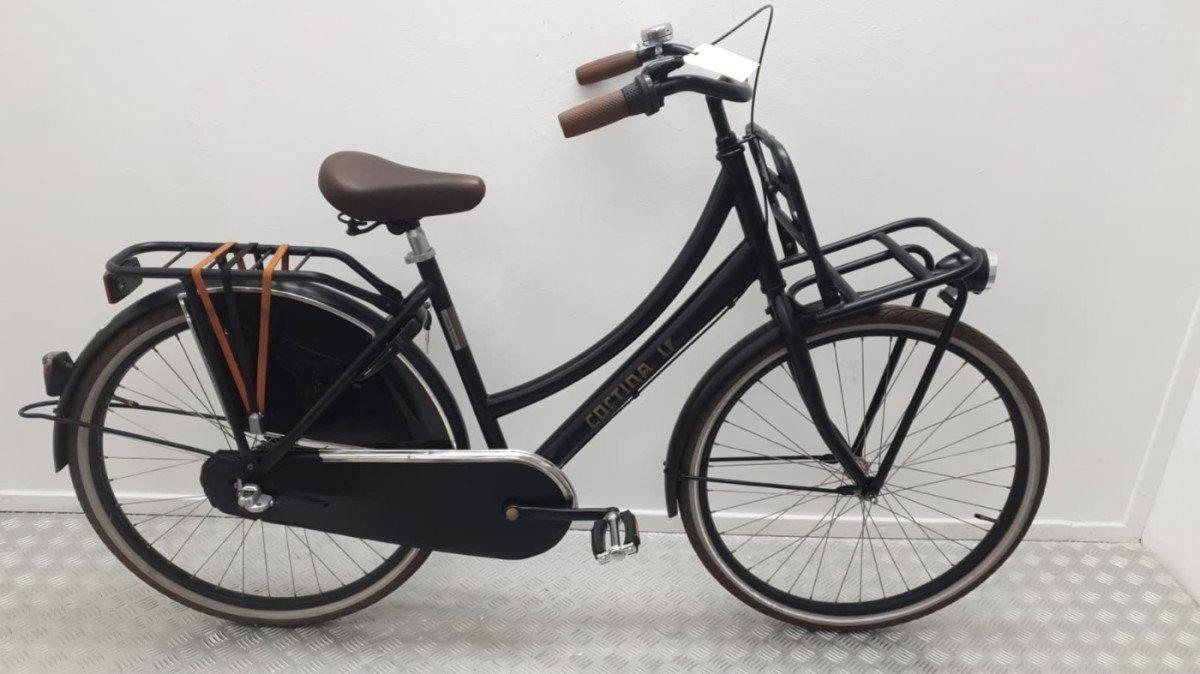Cortina U4 26 inch kinderfiets zwart, tweedehands