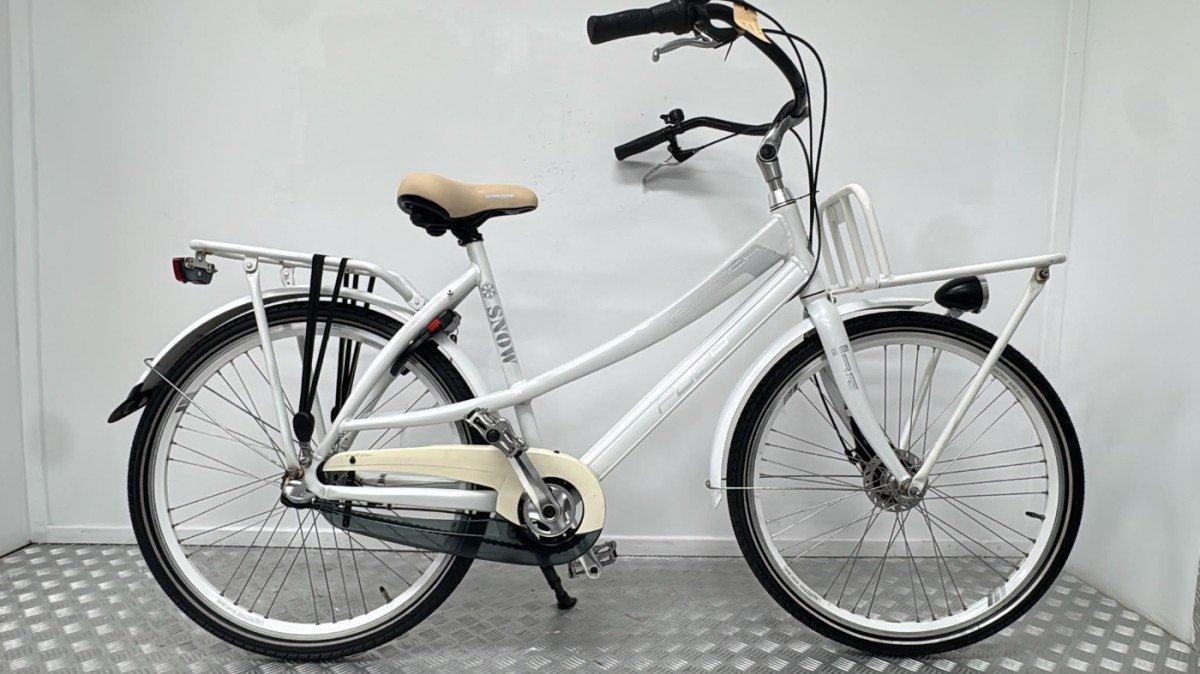 Puch Crunch cruiserfiets 50 cm wit, tweedehands, met dubbele remmen