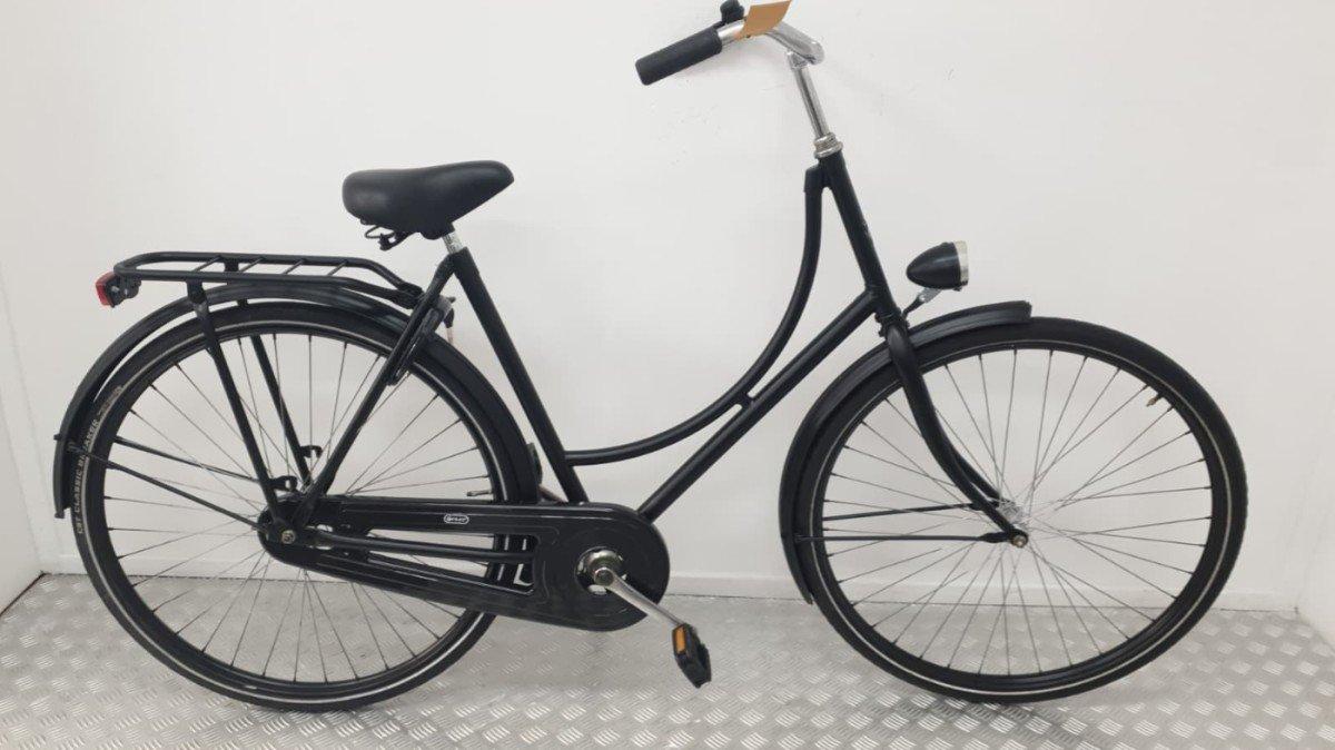 Batavus Omafiets 56 cm zwart, klassieke stadfiets