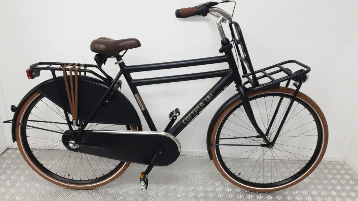 Cortina U4 transportfiets in zwart, 50 cm, tweedehands