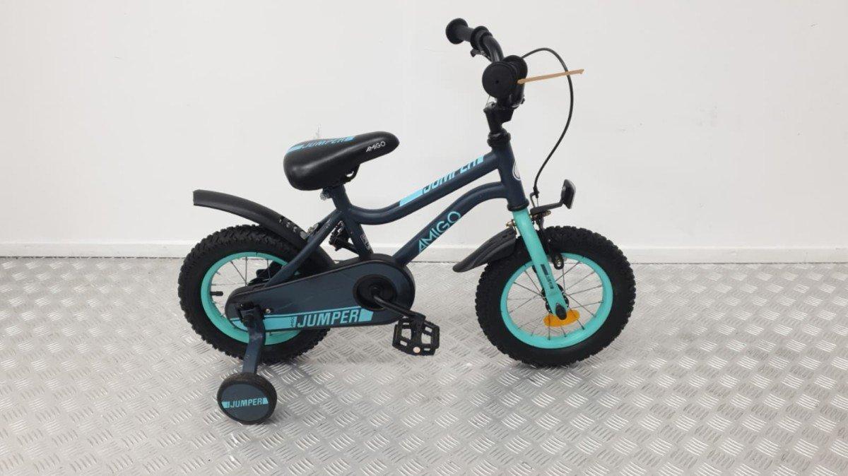 Amigo Jumper kinderfiets 12 inch blauw tweedehands