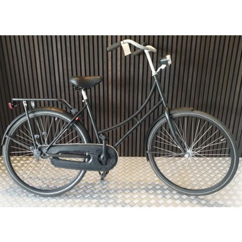 Oma fiets Dames 2023-54cm-zwart