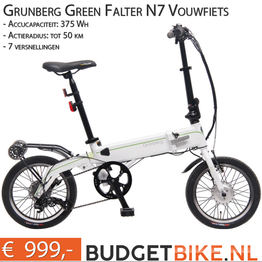 Grunberg Green Flater N7 Vouwfiets